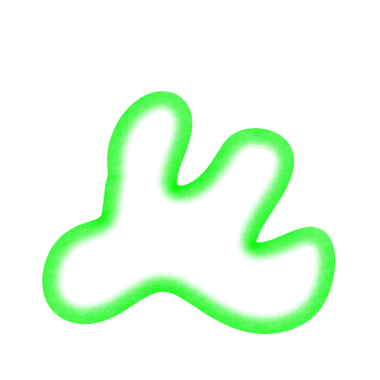 Özet Yeşil Blob, Web Kullanımı için Basit PNG Resmi