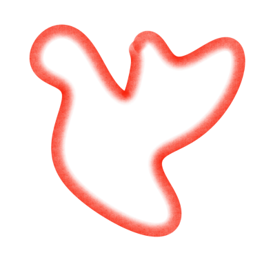 Web Kullanımı için Soyut Kırmızı Damla, Basit PNG Resmi