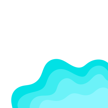 Cyan Dalga Köşesi Şekli, Web Kullanımı İçin Basit