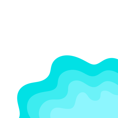 Cyan Dalga Köşesi Şekli, Web Kullanımı İçin Basit