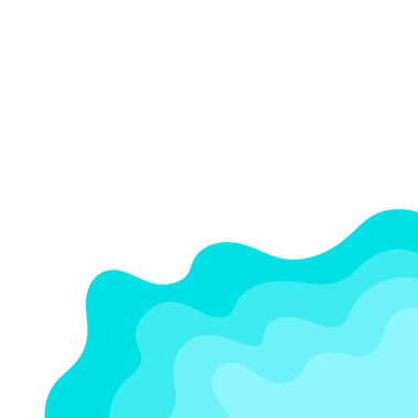 Cyan Dalga Köşesi Şekli, Web Kullanımı İçin Basit