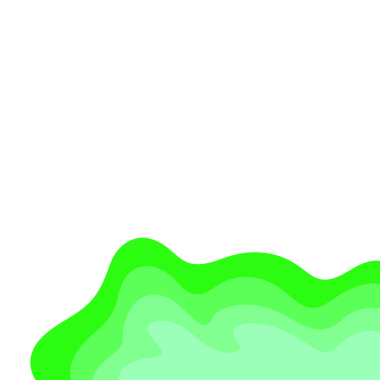 Yeşil Dalga Köşesi Şekli, Web Kullanımı İçin Basit