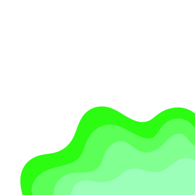 Yeşil Dalga Köşesi Şekli, Web Kullanımı İçin Basit