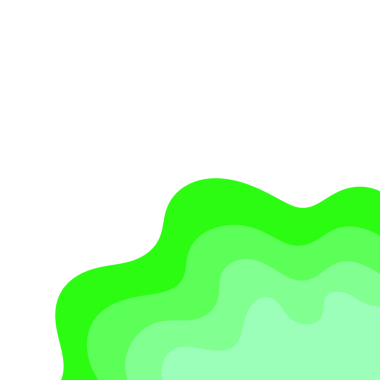 Yeşil Dalga Köşesi Şekli, Web Kullanımı İçin Basit