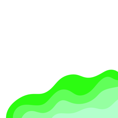 Yeşil Dalga Köşesi Şekli, Web Kullanımı İçin Basit