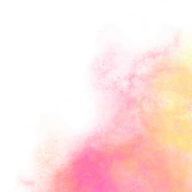 Şeffaf arkaplan üzerinde soyut Nebula Dumanı Köşesi