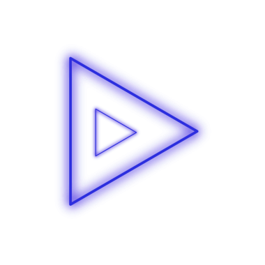 Mavi Neon Üçgeni, Web Kullanımı için Basit PNG Resmi