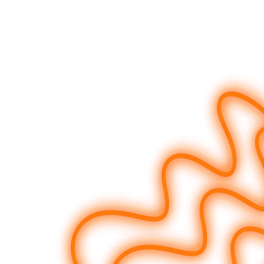 Turuncu Neon Dalga Köşesi, Web Kullanımı için Basit PNG Resmi