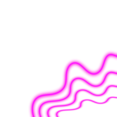 Mor Neon Dalga Köşesi, Şeffaf Arkaplanda Basit PNG