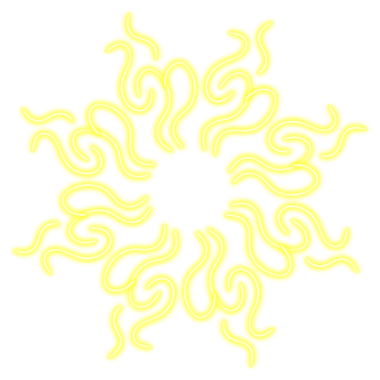 Güneş ışınları süslemesi, Şeffaf Arkaplanda Basit PNG 