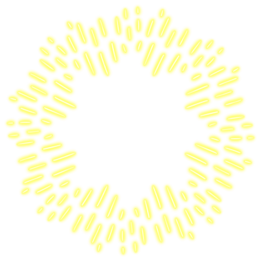 Güneş ışınları süslemesi, Şeffaf Arkaplanda Basit PNG 