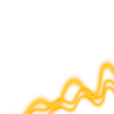 Sarı Neon Dalga Köşesi, Web Kullanımı için Basit PNG ResmiComment