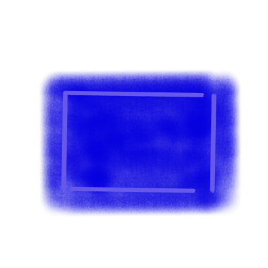 Mavi grunge fırça pankartı, Web kullanımı için basit PNG resmi