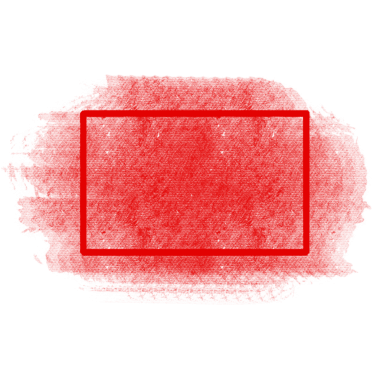 Web kullanımı için kırmızı grunge fırça pankartı, basit PNG resmi