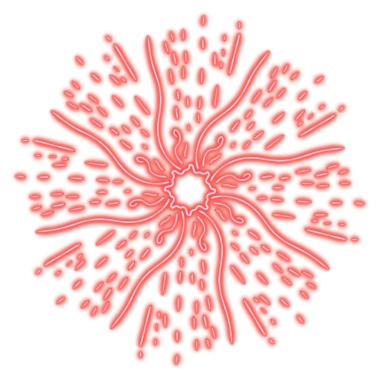 Güneş ışınları süslemesi, Şeffaf Arkaplanda Basit PNG 