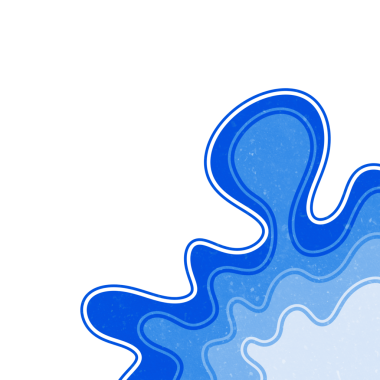 Soyut Dalgalı Şekil Köşesi, Şeffaf Arkaplan Üzerinde Basit PNG