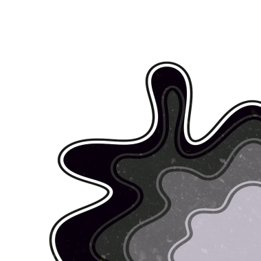 Soyut Dalgalı Şekil Köşesi, Şeffaf Arkaplan Üzerinde Basit PNG