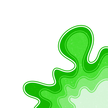 Soyut Dalgalı Şekil Köşesi, Şeffaf Arkaplan Üzerinde Basit PNG