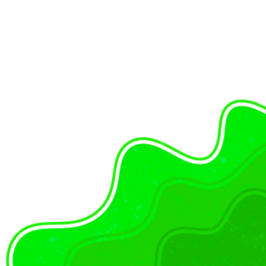 Soyut Dalgalı Şekil Köşesi, Şeffaf Arkaplan Üzerinde Basit PNG