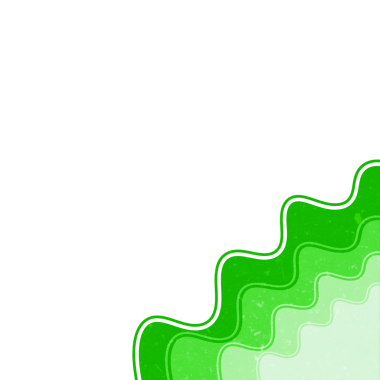 Soyut Dalgalı Şekil Köşesi, Şeffaf Arkaplan Üzerinde Basit PNG
