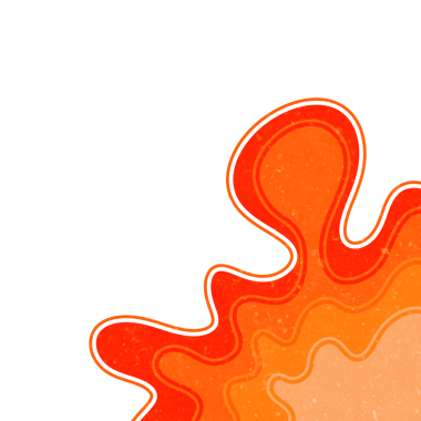 Soyut Dalgalı Şekil Köşesi, Şeffaf Arkaplan Üzerinde Basit PNG