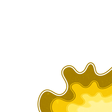 Soyut Dalgalı Şekil Köşesi, Şeffaf Arkaplan Üzerinde Basit PNG