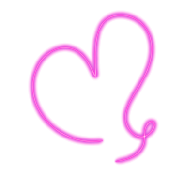 kalp mor neon hattı