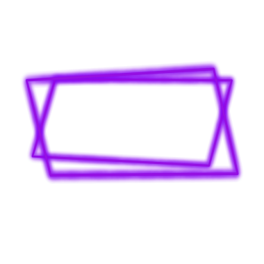 Mor Neon Çerçeve, Web Kullanımı için Basit PNG Resim