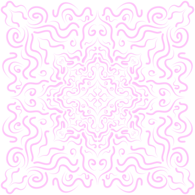 Şeffaf arkaplanda Pembe İslami Desen