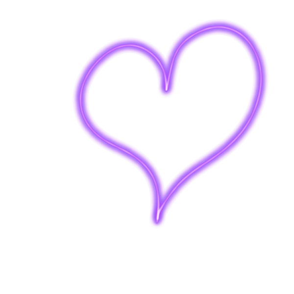 kalp mor neon hattı