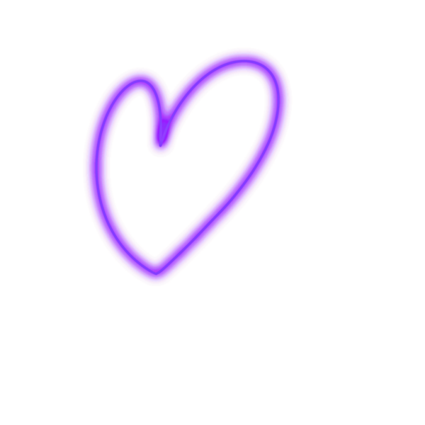 kalp mor neon hattı