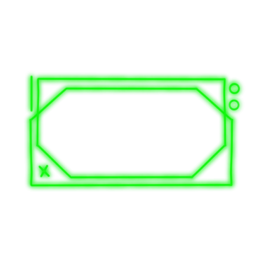 Web kullanımı için Yeşil Mürekkep Şekli, Basit Resim