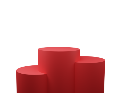 3 adet kırmızı küp oluşturma