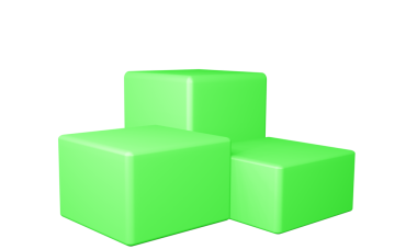 küp üzerinde beyaz izole.