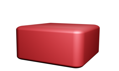 kırmızı kare kutu 3d oluşturma