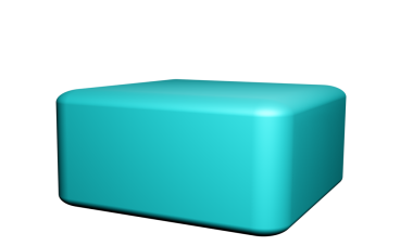 Bir küpün 3 boyutlu canlandırması