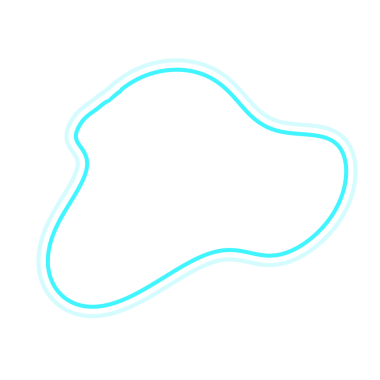 Mavi Satır Blob, Web Kullanımı için Basit PNG Resmi