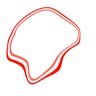 Kırmızı Çizgi Blob, Web Kullanımı için Basit PNG Resmi