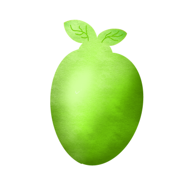 Web Kullanımı için basit yeşil meyve resmi