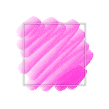 Pembe Fırça Arkaplanlı Çizgi Çerçevesi