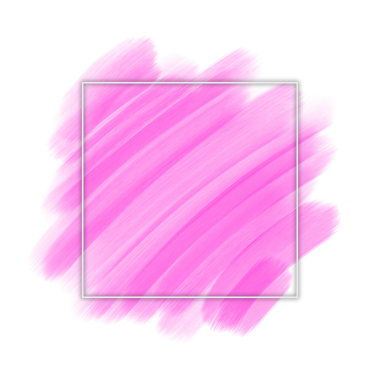 Pembe Fırça Arkaplanlı Çizgi Çerçevesi