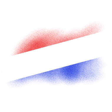 Hollanda Fırça Bayrağı, Web Kullanımı için Basit PNG Resmi