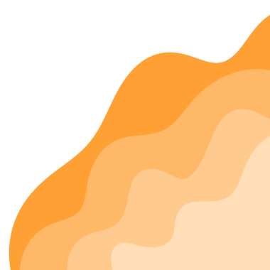 Turuncu Dalgalı Kenarlık Çerçevesi