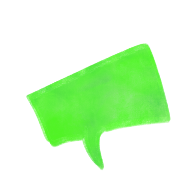 Yeşil Suluboya konuşma metni kutusu