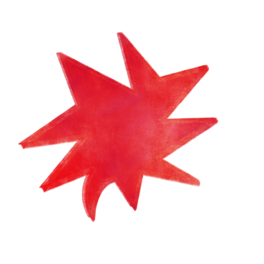 Kırmızı Suluboya Konuşma Metin Kutusu