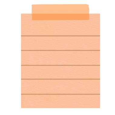 Estetik Yapışkan Not, Web Kullanımı için Basit PNG Resmi