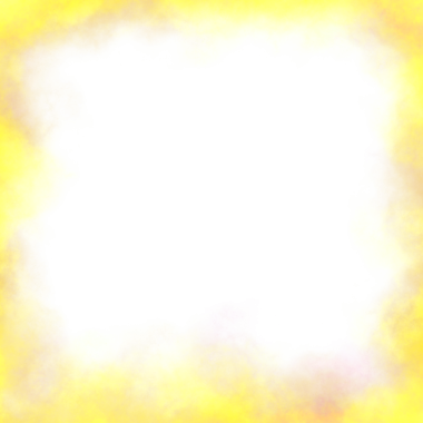 Soyut Sarı Nebula Çerçevesi