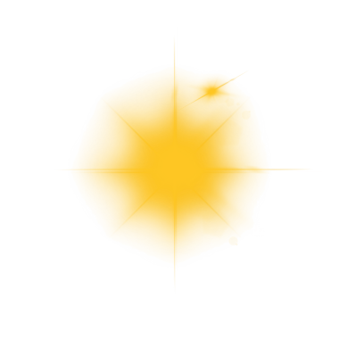 Parlayan Işık Yıldızı, Web Kullanımı için Basit PNG Resmi
