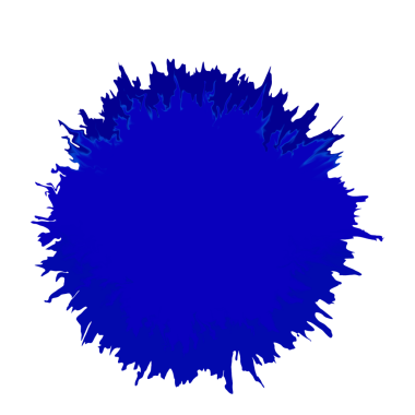 Ağ Kullanımı İçin Soyut Sanatsal Mavi Suluboya Sıçraması, Basit PNG Resmi