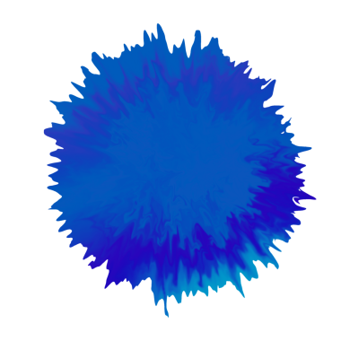 Ağ Kullanımı İçin Soyut Sanatsal Mavi Suluboya Sıçraması, Basit PNG Resmi